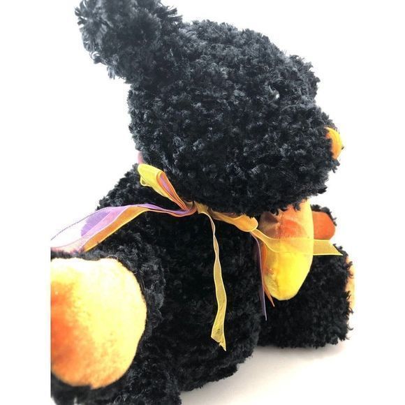 Dan Dee Collector's Choice Halloween Black Bear Candy Corn Plush Stuffed Animal - Picture 7 of 7